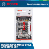 Bosch 20pcs mixed drill and drive set
